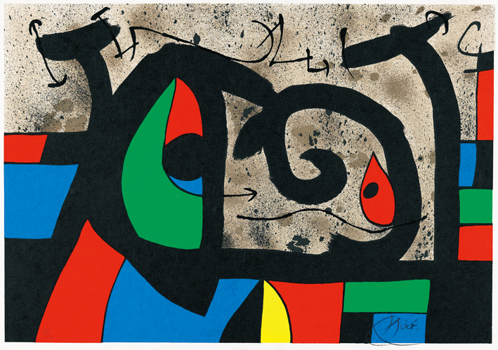  胡安·米罗 Joan Miró ——蜥蜴的金色羽毛1